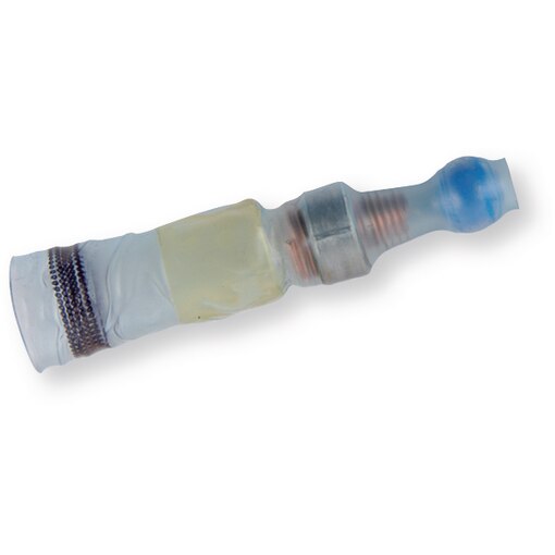 Solder end connector blue 3,5-8,0